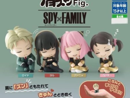 SPY×FAMILY Shoulder Zun Fig. All 4 Set Figure Capsule toy JAPAN OFFICIAL Supply