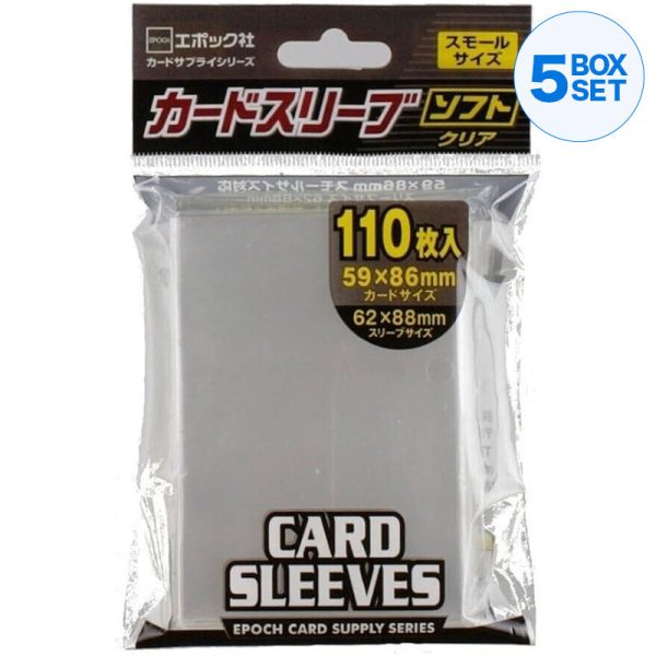 Epoch Card Supply Series Card Sleeve Soft Clear Small Size JAPAN OFFICIAL Online Hot Sale