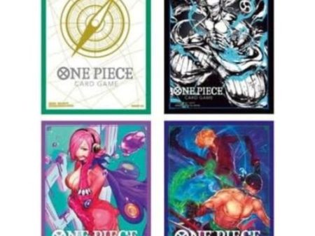 BANDAI One Piece Card Game Official Card Sleeve 5 SET of 4 JAPAN OFFICIAL Online now