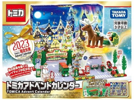 Takara Tomy Tomica Christmas Wrapping Bus Advent Calendar Mini Car JAPAN Supply