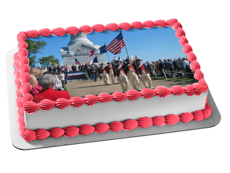 Yorktown Victory Day American Soldiers Edible Cake Topper Image ABPID54276 on Sale