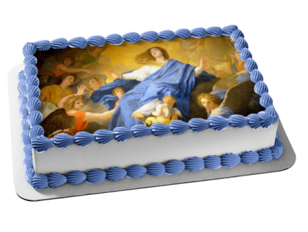 Assumption of Mary Edible Cake Topper Image ABPID54166 on Sale