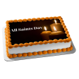 All Saints Day Candles Edible Cake Topper Image ABPID54331 Sale