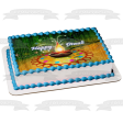 Happy Diwali Edible Cake Topper Image ABPID54339 For Sale