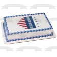 Bennington Battle Day Vermont American Flag Edible Cake Topper Image ABPID54168 Supply