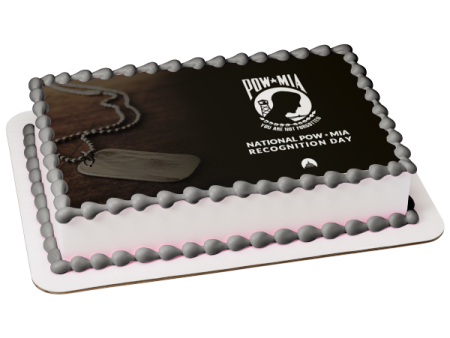 National POW MIA Recognition Day Edible Cake Topper Image ABPID54227 Online