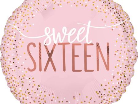 17  Sweet Sixteen Blush Balloon Discount