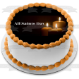 All Saints Day Candles Edible Cake Topper Image ABPID54331 Sale