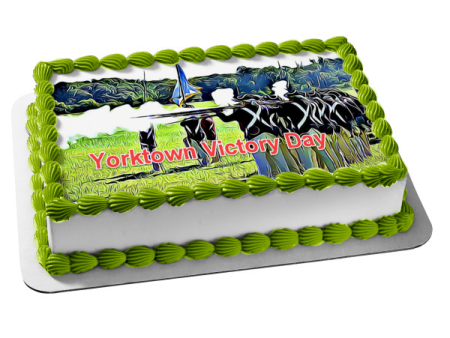 Yorktown Victory Day Edible Cake Topper Image ABPID54277 Discount