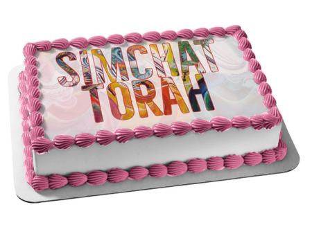 Simchat Torah Edible Cake Topper Image ABPID54252 For Cheap