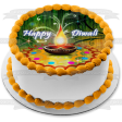 Happy Diwali Edible Cake Topper Image ABPID54339 For Sale