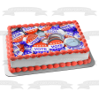 Election Day Vote Buttons Edible Cake Topper Image ABPID54337 Hot on Sale