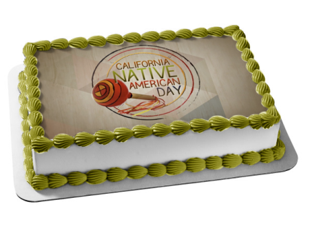 California Native American Day Edible Cake Topper Image ABPID54241 Online Sale