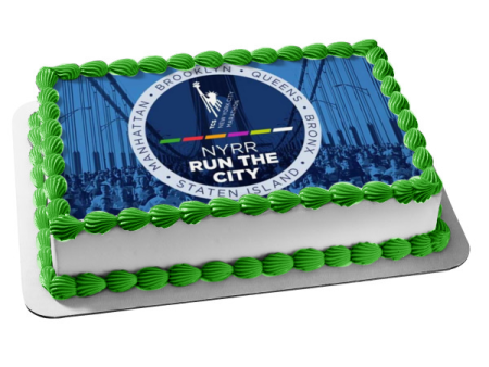 New York City Marathon Edible Cake Topper Image ABPID54343 For Discount