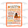 Happy Thanksgiving Turkey Pumpkin  Family Traditions   Turkey Day  Edible Cake Topper Image ABPID54356 Cheap