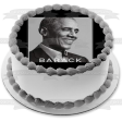 Barak Obama Day Edible Cake Topper Image ABPID54153 Online now