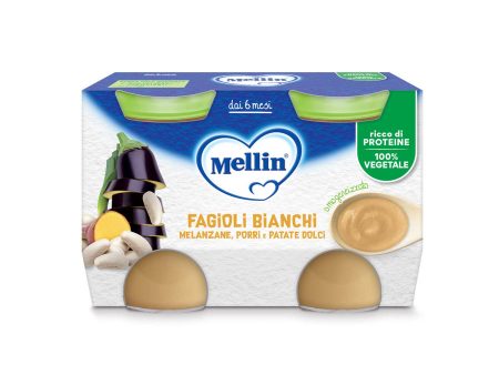 Mellin - Omogeneizzato Legumi Fagioli Bianchi: Confezione 2x80g Supply