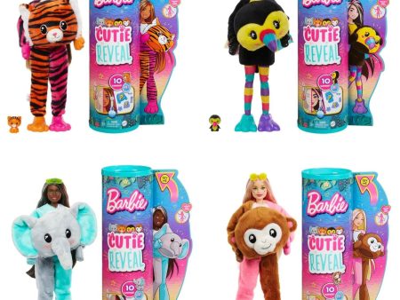 Mattel - Barbie Cutie Reveal Serie Giungla HKP97 Fashion