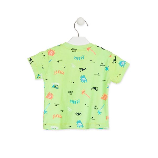 Losan - Maglietta Verde Fluo Baby Bambino Online now