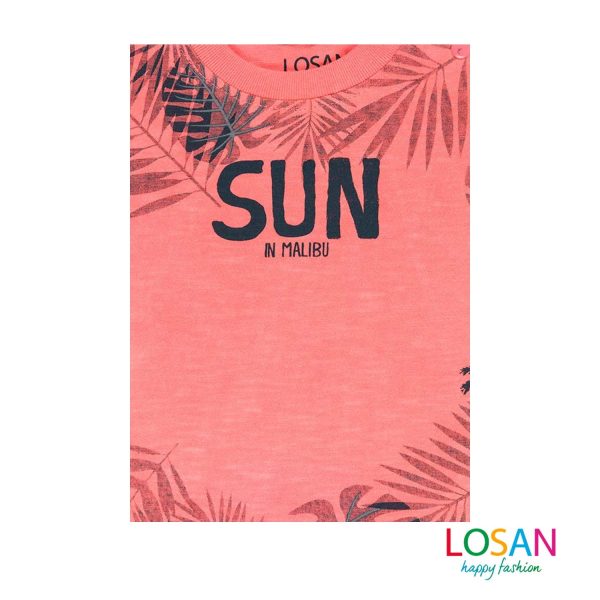 Losan - Completo Tropicale Maglietta + Bermuda Baby Bambino Online now