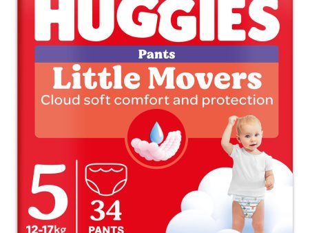 Huggies - Mutandina Little Movers Grande Taglia 5: 12 17 Kg For Cheap