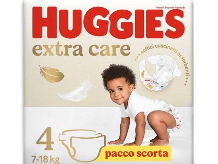 Huggies - Pannolini Extra Care Grande Taglia 4   38 Pezzi Discount