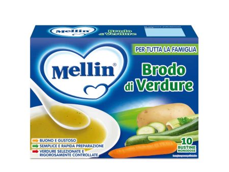 Mellin - Brodo Di Verdure: Confezione 10x80 gr Online Sale