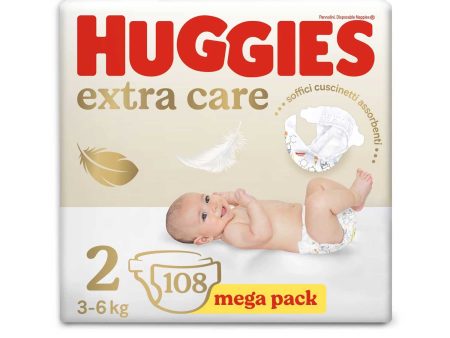 Huggies - Extra Care Megapack Taglia 2 104pz Online now