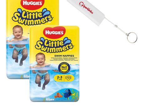 Huggies - 2 Pacchi Little Swimmers + Power Bank Iperbimbo Span 1200m Omaggio Online Hot Sale