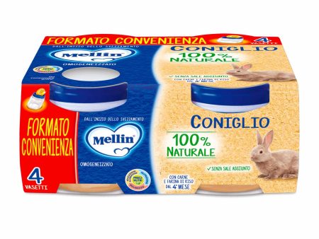 Mellin - Omogeneizzato Coniglio 4 x 80 gr For Cheap