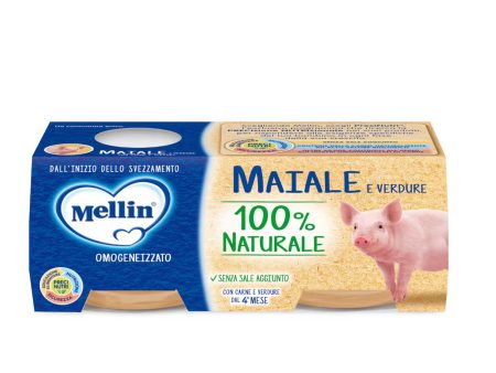 Mellin - Omogeneizzato Maiale Con Verdure: Confezione 2x80 gr Fashion