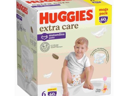 Huggies - Extra Care Mutandina Megapack Taglia 6 60pz Online Hot Sale