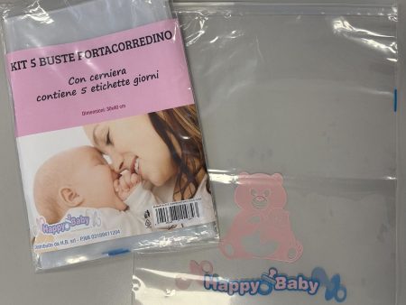 Happy Baby - Kit 5 Buste Porta Corredino Con Cerniera on Sale