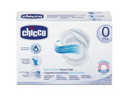 Chicco - Dischetti Proteggiseno Antibatterici Assorbilatte 60 pz Hot on Sale