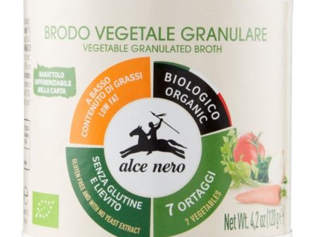 Alce Nero - Brodo vegetale Granulare Biologico 120g on Sale