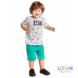 Losan - T-shirt Baby Bimbo Manica Corta Stampe Colore Bianco For Discount