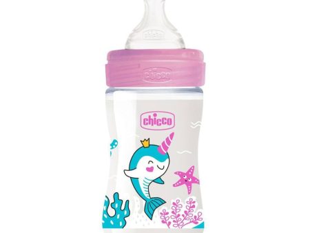 Chicco - Biberon Benessere 150ml Flusso Lento in Plastica Supply