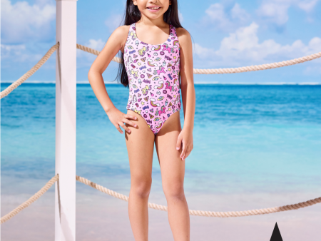 I Am Bikini - Costume Intero Unicorni Bambina Junior Online Hot Sale