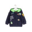 Losan - Felpa Blu Marino  Shark  Baby Bambino ULTIMA TAGLIA 3-6 MESI Online