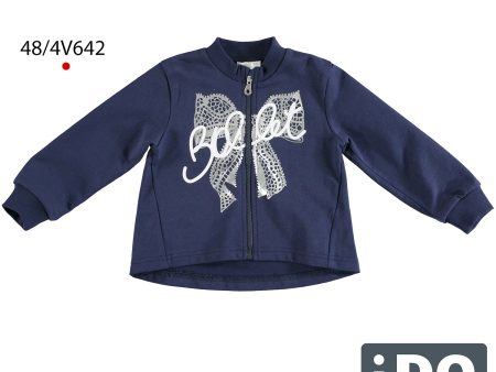 iDo - Felpa Baby Bambina Blu 9 Mesi - 4 Anni Sale