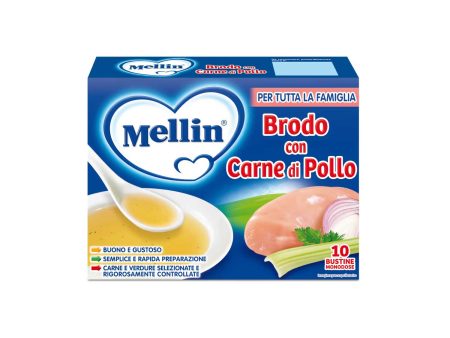 Mellin - Brodo Di Pollo: Confezione 10x5 gr Online Sale