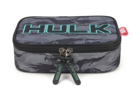 Estojo Escolar Box Infantil Camuflado Hulk 100 Pens Supply