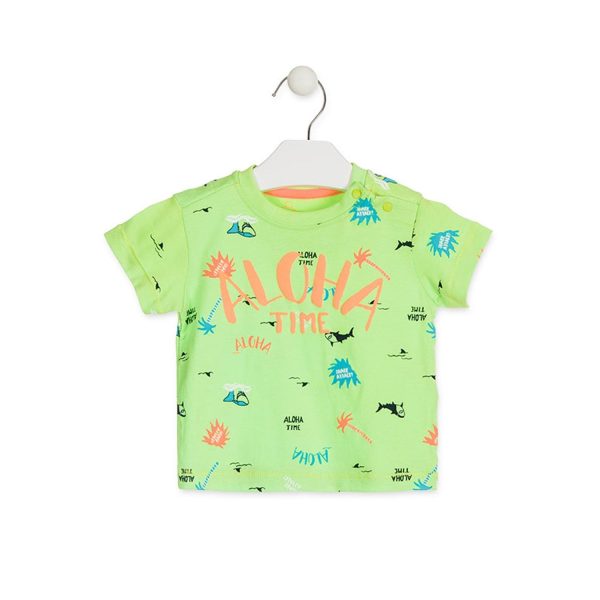 Losan - Maglietta Verde Fluo Baby Bambino Online now