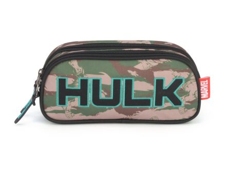 Estojo Escolar Duplo Infantil Camuflado Hulk Hot on Sale