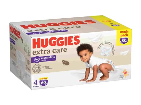 Huggies - Extra Care Mutandina Megapack Taglia 4 80pz on Sale