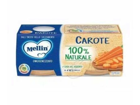 Mellin - Omogeneizzato Carote: Confezione 2x80g Cheap