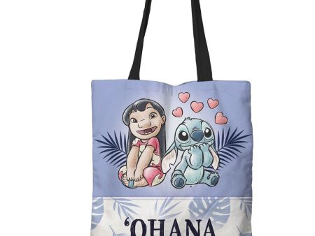 Bolsa Shopping Couple Stitch Disney 40Cm on Sale