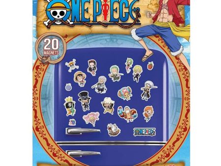 Blister 20 Imanes Chibi One Piece Hot on Sale