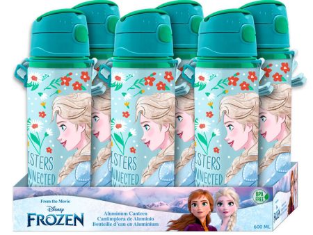 Cantimplora Aluminio Frozen Disney 600Ml Hot on Sale