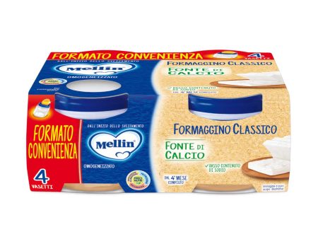 Mellin - Omogeneizzato Formaggio Classico: Confezione 4x80gr Online